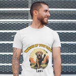 Friendly Labrador Retriever Dog Wave Tee - Unisex Jersey Short Sleeve Tee